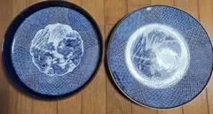 有田焼　大皿深皿　2枚セットのサムネイル
