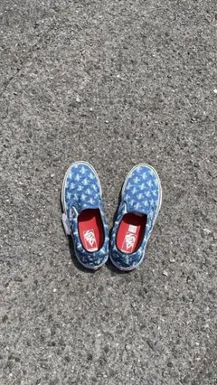 【新品未使用】Supreme × Vans Slip-On デニムブルー W