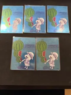 ワンピース カードゲーム ルフィ スイカ 5枚セット - メルカリ