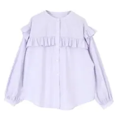 titivate ブラウス シャツ ボリュームスリーブフリルブラウス レディース