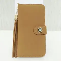 iphone6/6s用　手帳型ケース タッセル付き