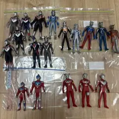 ウルトラマン アクションソフビ人形18体セット
