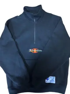 Champion ハーフジップスウェット L