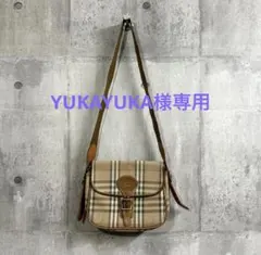 BURBERRY オールドバーバリーノバ チェックショルダーバッグ ヴィンテージ