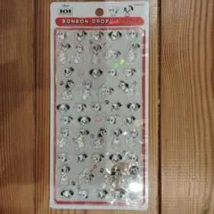 24時間以内に発送【正規品】ボンボンドロップシールmini　101匹わんちゃん