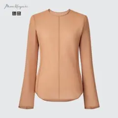 UNIQLO mame シアークルーネックT オレンジ