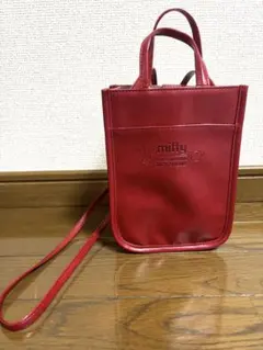 miffy ショルダーバッグ レッド 2way