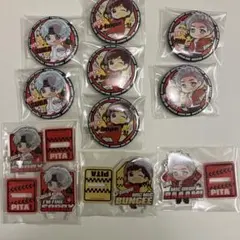 BTS 缶バッジ・アクリルスタンドJHOPE・SUGA・RM+カードおまけ付き