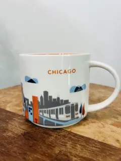 廃盤品★レア！海外限定　スタバマグ YOU ARE HERE シカゴ
