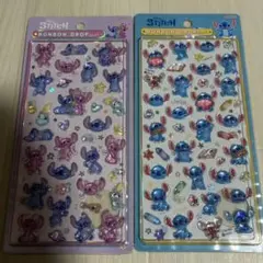 スティッチ ボンボンドロップシール 2シートセット