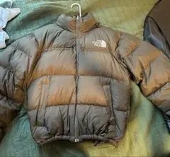 希少　ノースフェイス　ヌプシ　ダウン　カーキSサイズ