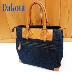 Dakota ダコタ デニムレザーハンドバッグ