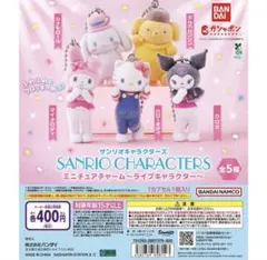 サンリオキャラクターズ ミニチュアチャーム～ライブキャラクター～　コンプリート