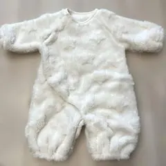 赤ちゃん本舗 カバーオール ドレスオール 星 もこもこ 50-60