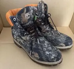 値下げ可能】Timberland ブーツ カモ柄 迷彩柄 - メルカリ