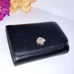 アタオ レザーキーケース 黒 ゴールド金具 - メルカリ