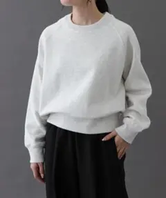 新品◆FORK&SPOON◆リサイクルコットン裏毛クルーネックスウェット