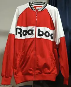 【Reebok】 トラックジャケット　サイズL　レッド