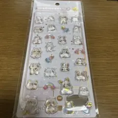 3Dシール　動物　ぷっくり　アニマル