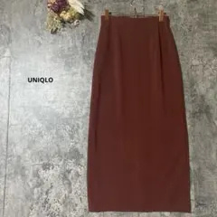 ニ*コ様 UNIQLO ユニクロ　 ストレッチダブルフェイスナロースカート　ワイ