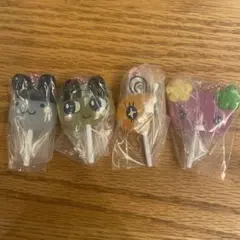 ① 4個セット たまごっち　カラフルキャンディチャーム