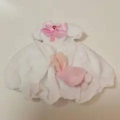 リカちゃん 服 ウサギ 白 ワンピース