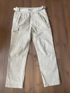 ウエストアジャスター付き カーゴパンツ ベージュのサムネイル