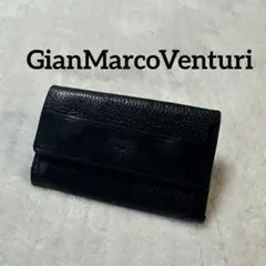 Guy Laroche ギ・ラロッシュ 6連キーケース ブラック レザー - メルカリ