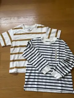 UNIQLO ボーダーTシャツ 2枚セット 120cm
