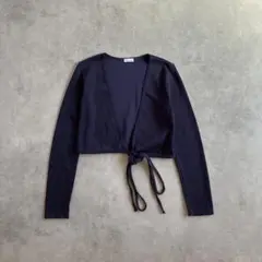 ネイビー カーディガン