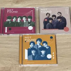 sexyzone NOT FOUND CD 3枚セット