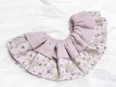 AI様専用フリルスタイ（seven berry生地➕ダブルガーゼ）3359