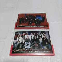 最新作【SEVENTEEN】セブチ　ポストカード12枚+ステッカー3枚セット2冊