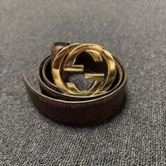 グッチ GUCCI GGインターロッキング ベルト はとめ 80 32 147…