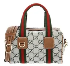 新品未使用GUCCI GGキャンバス ミニボストン ショルダーバッグのサムネイル