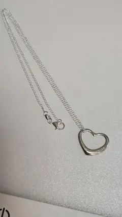TIFFANY&Co. 22mmオープンハート ネックレス シルバー ラージ - メルカリ