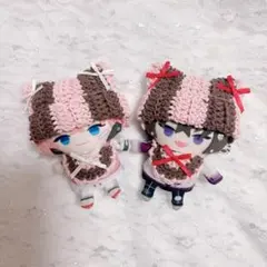 ⑥にじぱぺ ぬい服 猫耳ニット&スタイ