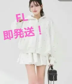 darich ダーリッチ DDロゴビジュースウェットセットアップ ホワイトFL