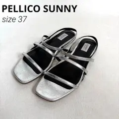ペリーコサニー メタルグラスシルバー サンダル 37 PELLICO SUNNYのサムネイル