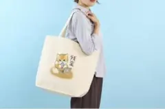 mofusand はたらく！サラリーにゃん 大きめトートバッグのサムネイル