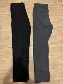 UNIQLO ヒートテック スマートパンツ グレー ブラック W76 2本セット