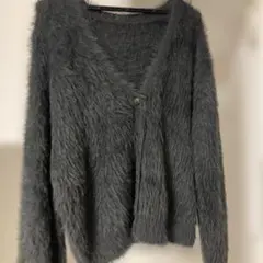 コカ　シャギーカーディガン