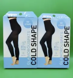 新品未開封　グラマラスパッツ　コールドシェイプ　L-LLサイズ　接触冷感　2点