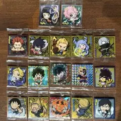 ヒロアカ ウエハースシール まとめ売り⑧ 17枚セット 爆豪勝己 緑谷出久 他