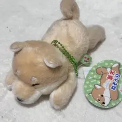 AMUFUN くったり柴犬ねそべりぬいぐるみ しばすけねんね