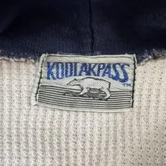 ビンテージ 1990s KOOL AKPASS ジップパーカー 裏サーマル