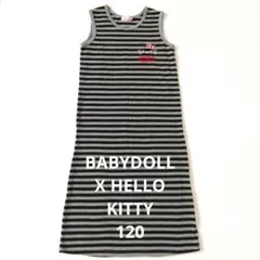 BABYDOLL X HELLO KITTY ノースリーブワンピース 120のサムネイル