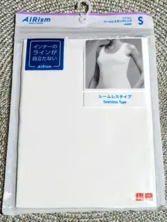 新品未開封　ユニクロ　AIRism シームレスキャミソール S ホワイト