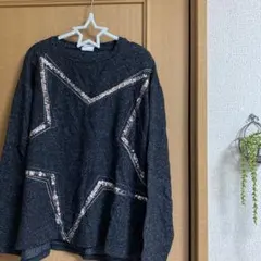 スパンコール　セーター