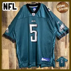 イーグルス NFLリーボック ゲームシャツ チームロゴ 古着 半袖 Tシャツ